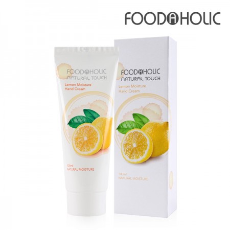 Увлажняющий крем для рук с экстрактом лимона FoodaHolic Lemon Moisture Hand Cream 100 ml